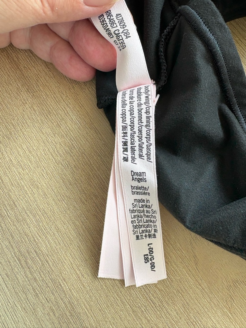 Black Wireless Bralette - VIctoria's Secret NWOT - Picture 7 of 9